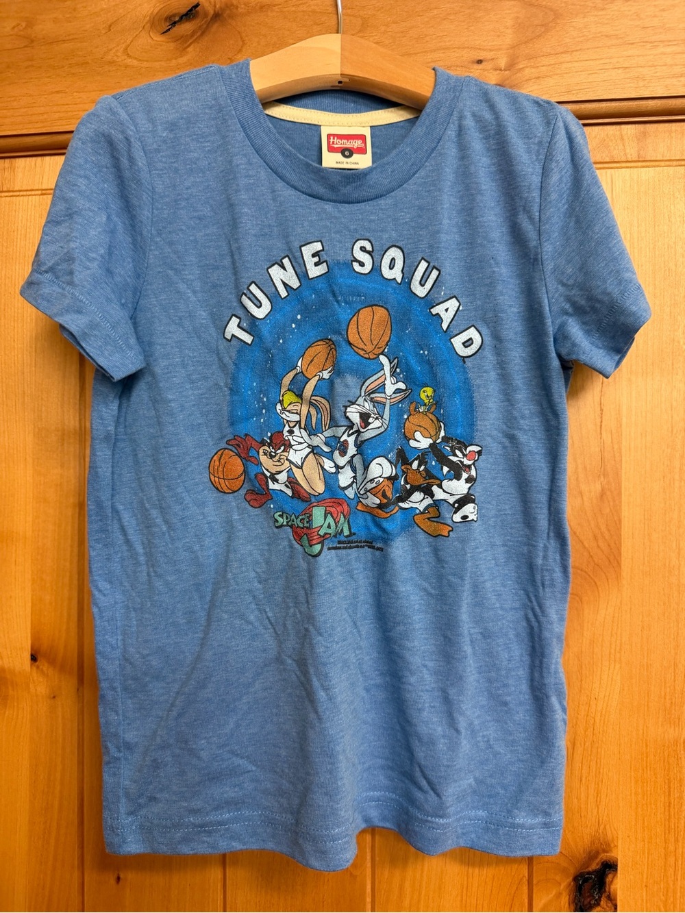 HOMAGE Blue Tune Squad Space Jam Graphic Tee